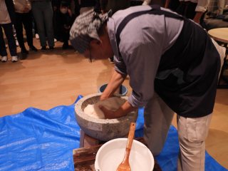 つきたてのお餅