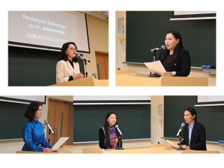 上級クラスの発表者