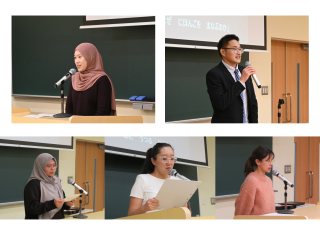 初中級クラスの発表者