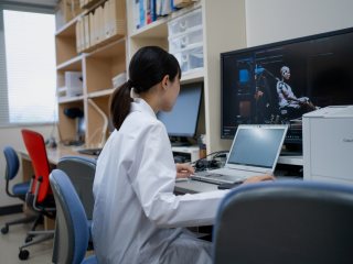 データ解析の様子