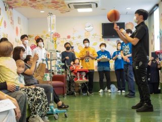 岩下選手によるデモンストレーション
