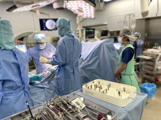 整形外科での見学の様子