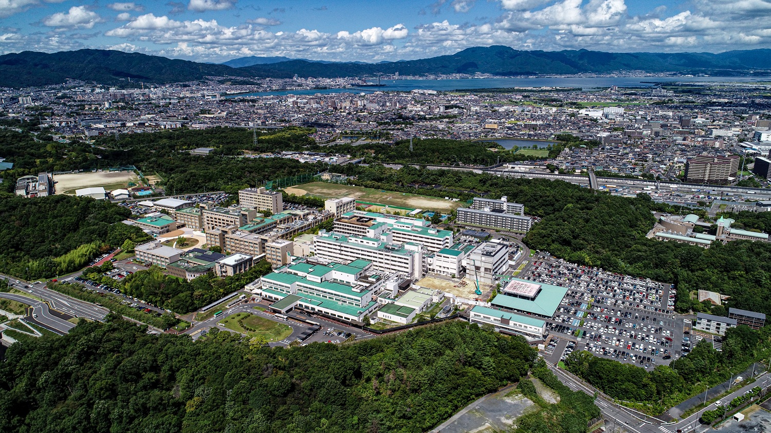 大学航空写真