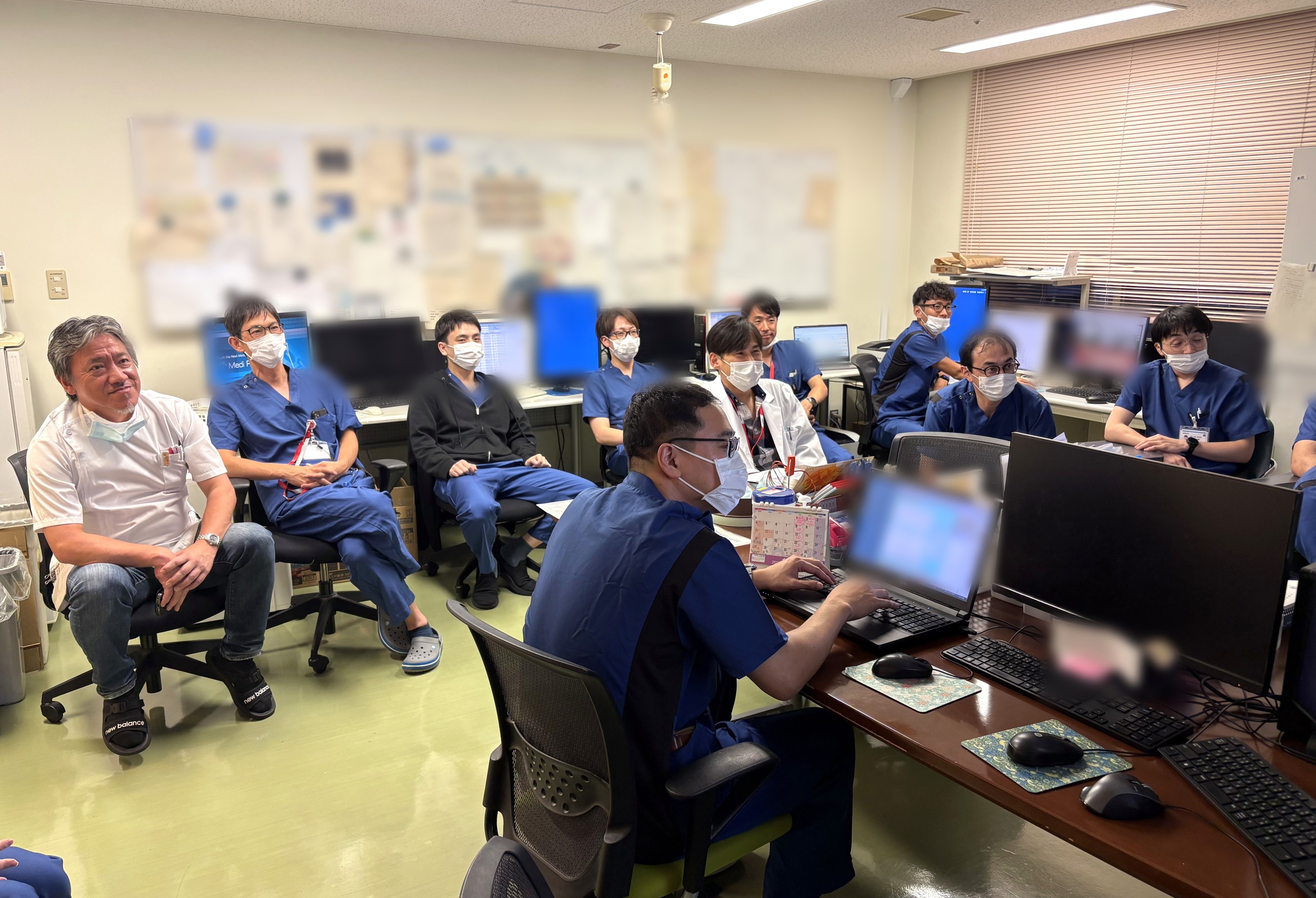 ハートチームカンファレンスの様子